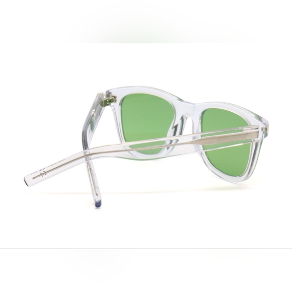 NEW SAINT LAURENT SL 462 SULPICE 006 CLEAR GREEN SUNGLASSES Sl462 - Picture 6 of 7